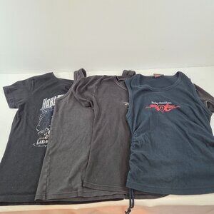Womens Harley Davidson T-Shirt and Tank Top Bundle Black